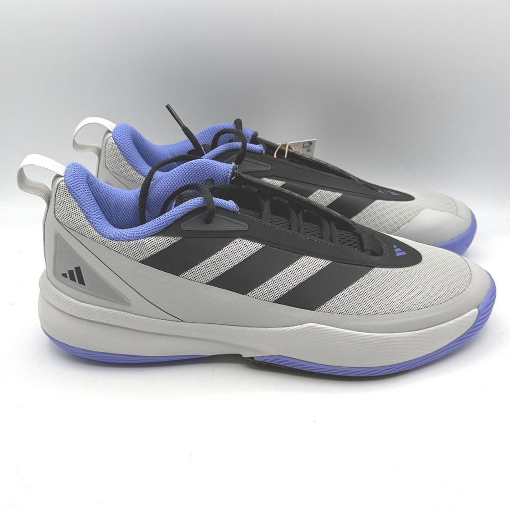 Adidas Subzone Basketball Mens 11.5 Grey Black Cobalt Blue Low Top IH8559